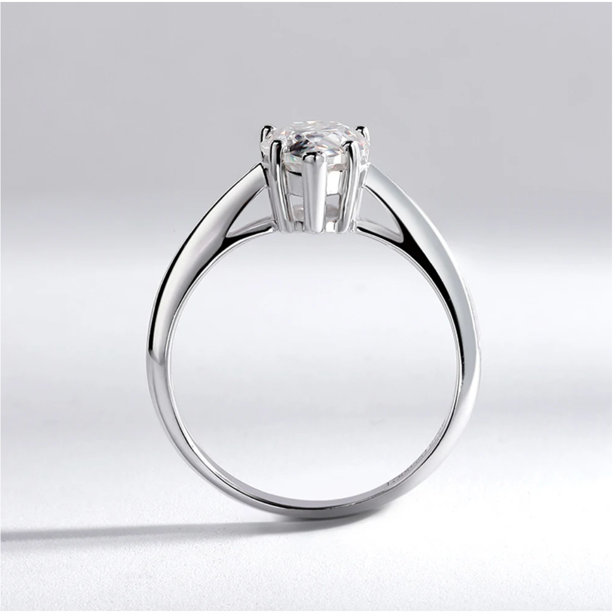 Regalia 2 Carat Pear Cut Moissanite Ring