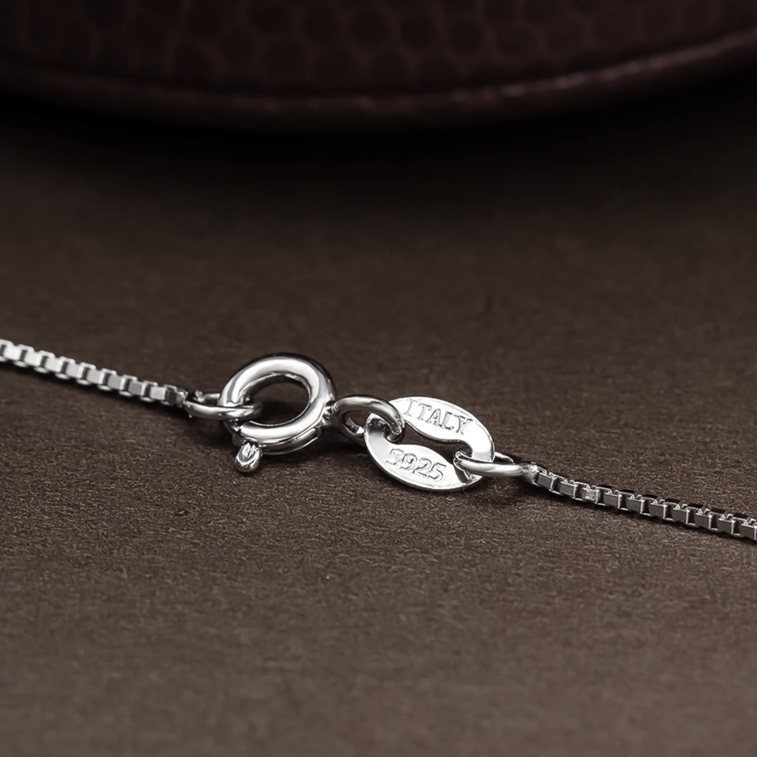 Halcyon 3 Stones Pendant Moissanite Necklace