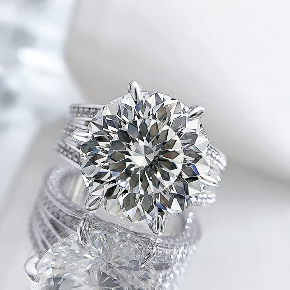 Lumina 14K Gold Plated Engagement Ring