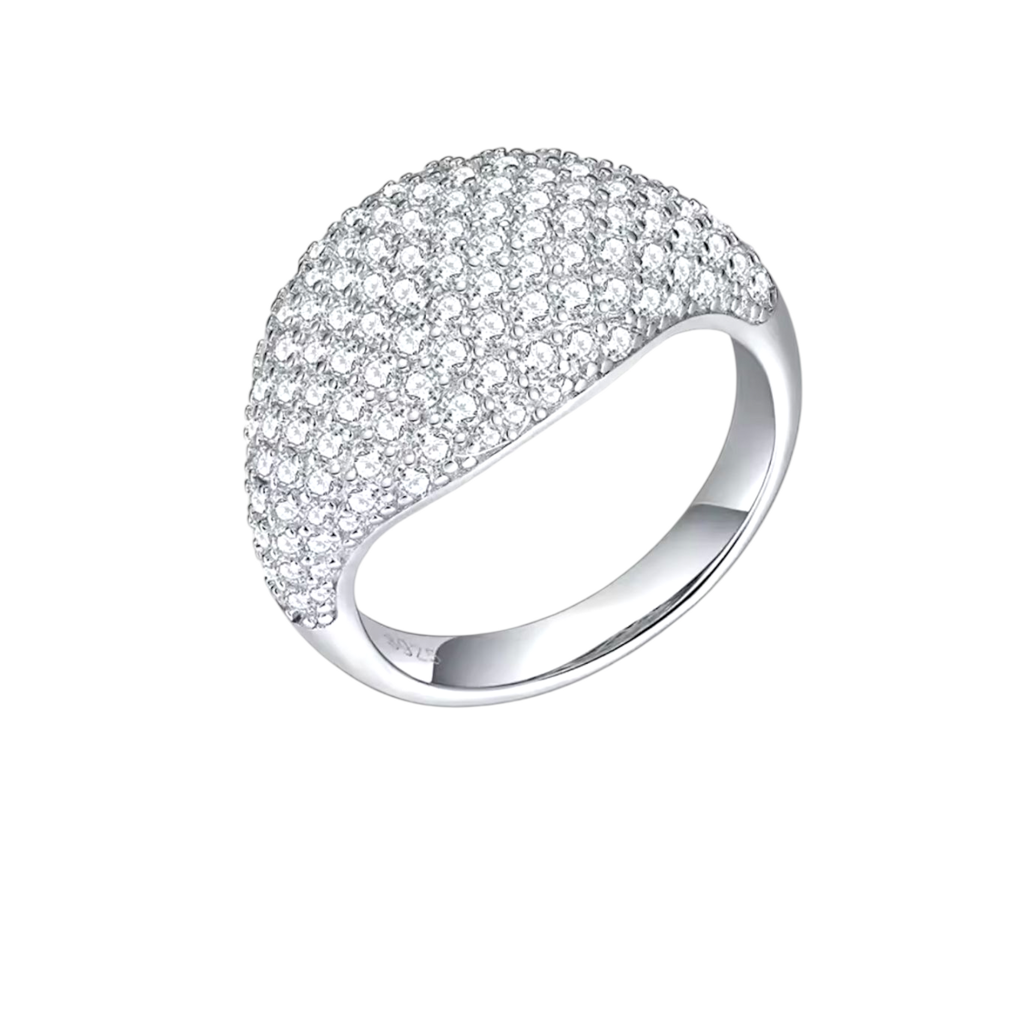 Full Moissanite Ring