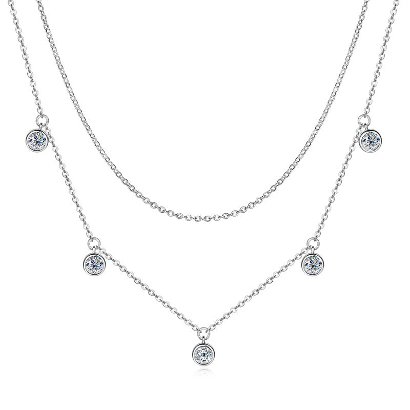 silver necklace