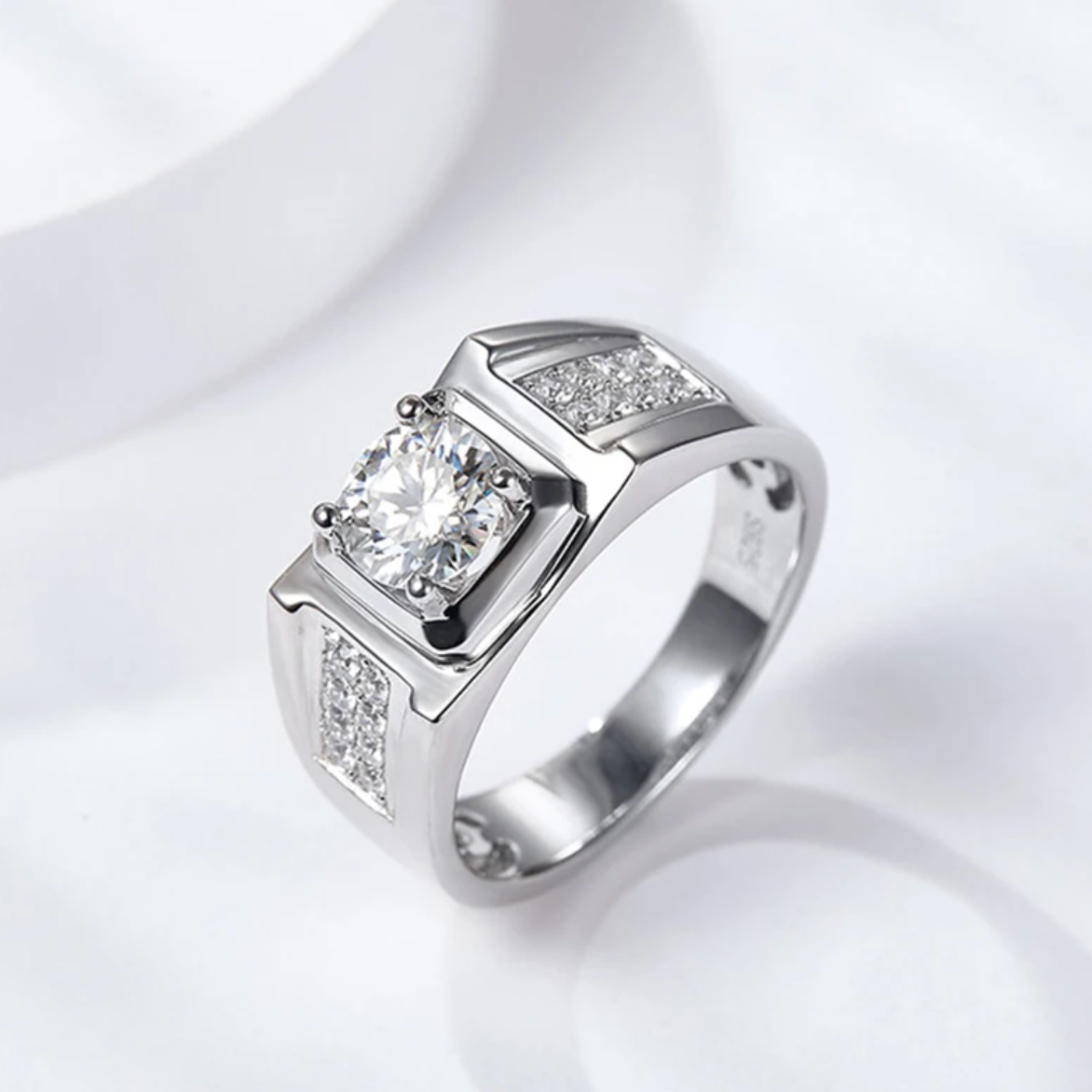 Orion Moissanite Diamond Ring For Men