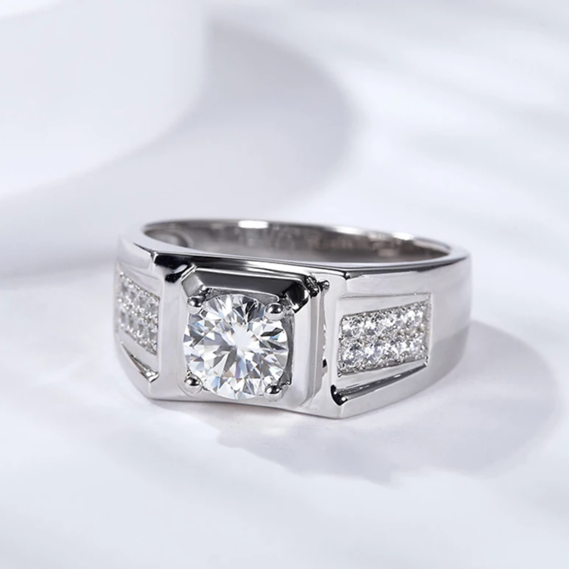 Orion Moissanite Diamond Ring For Men