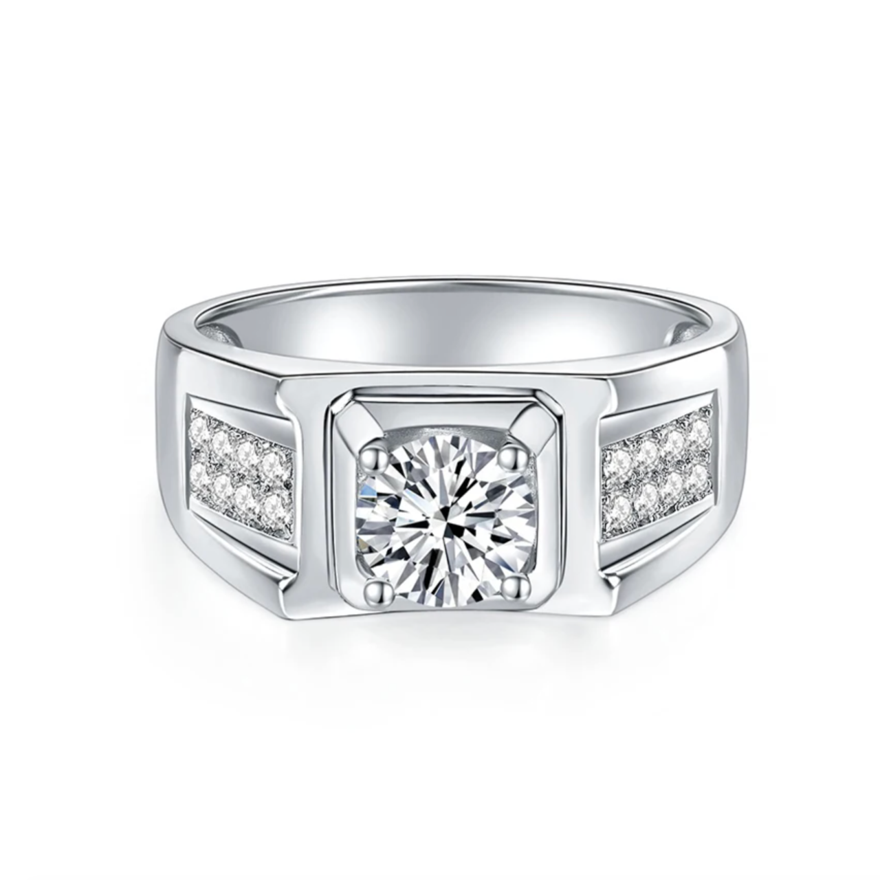 Orion Moissanite Diamond Ring For Men