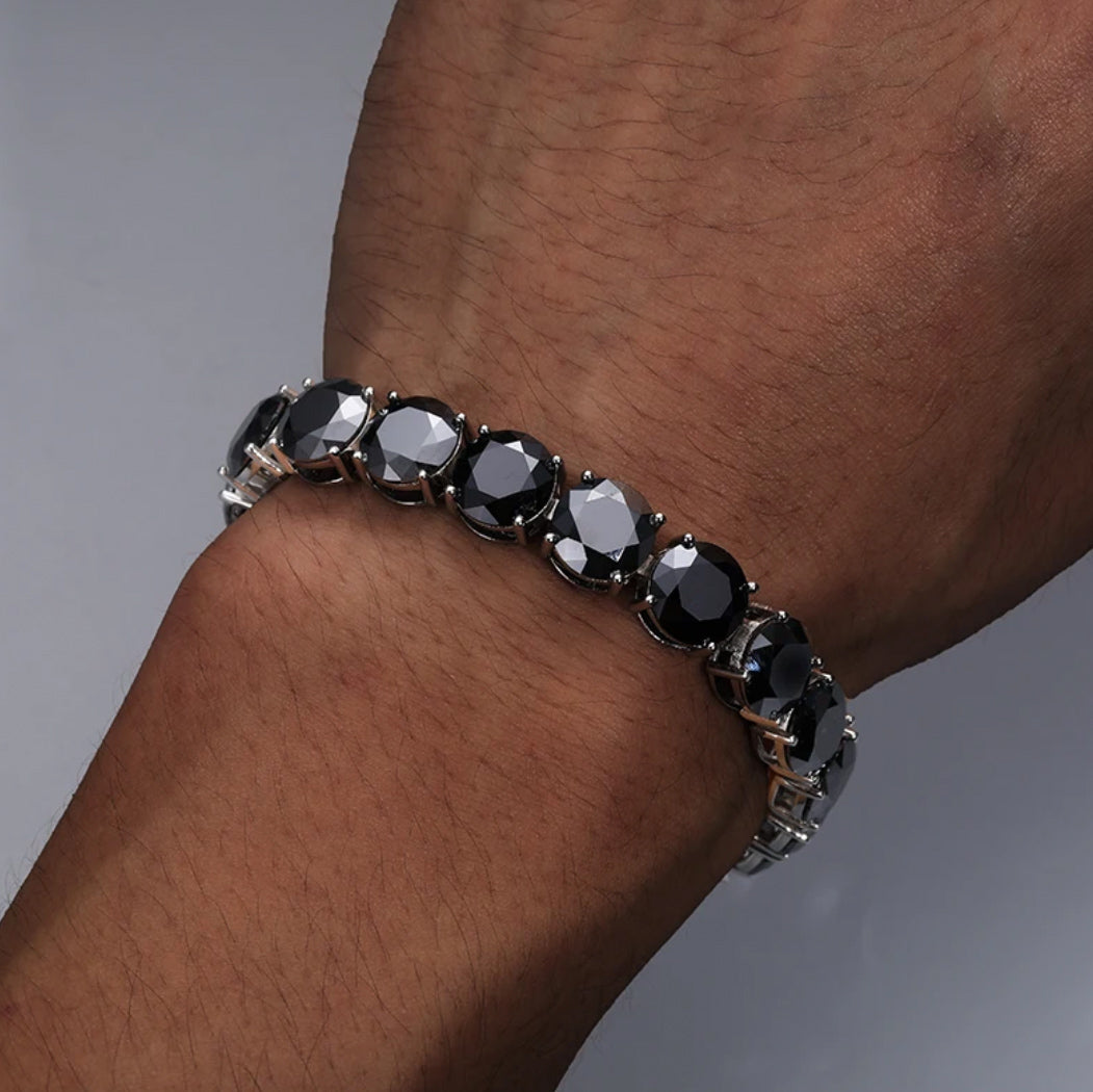 Titan Moissanite Tennis Hip-Hop Bracelet