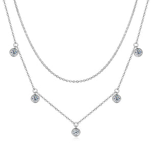 silver necklace