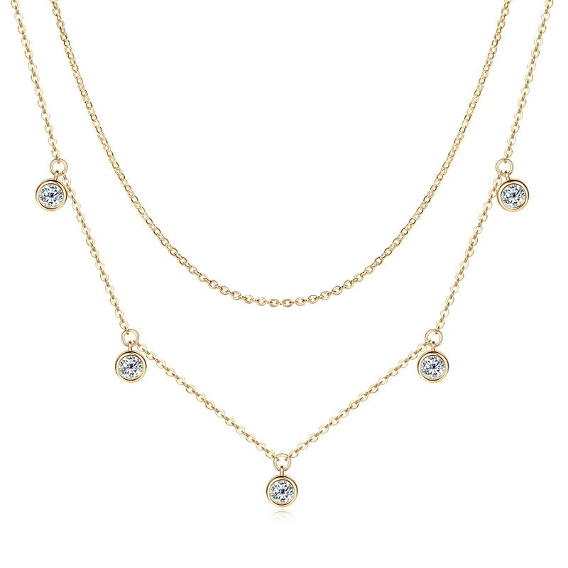 moissanite necklace