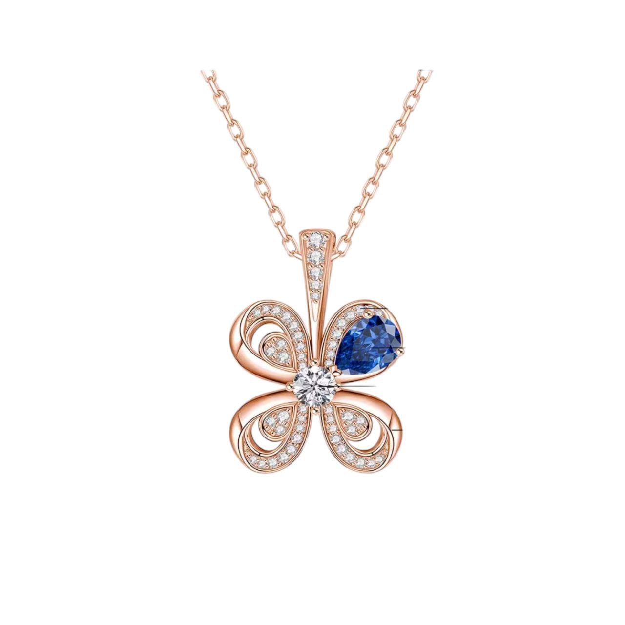 Lucky Four-Leaf Clover Moissanite Necklace