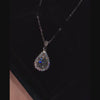 video showing moissanite pendant 